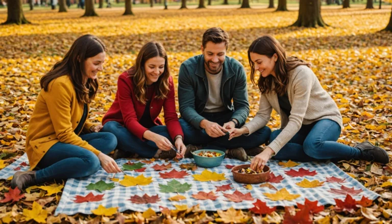 gabarit feuilles automne